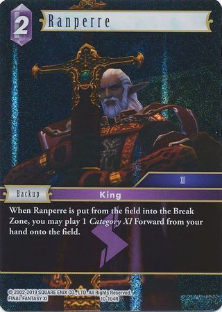 Final Fantasy Opus X 10-104 Ranperre Foil