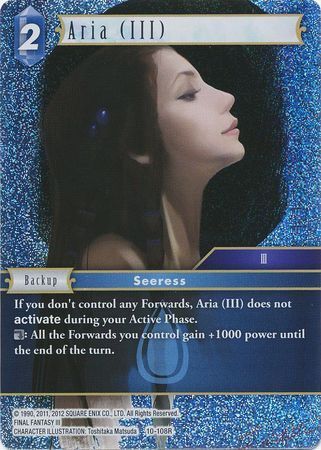 Final Fantasy Opus X 10-108 Aria (III) Foil