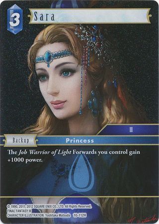 Final Fantasy Opus X 10-112 Sara Foil