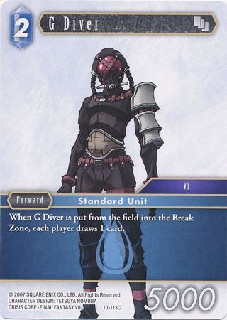 Final Fantasy Opus X 10-113 G Diver