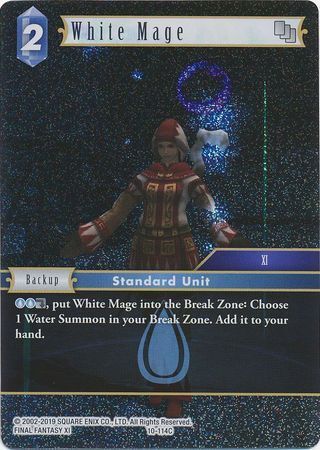 Final Fantasy Opus X 10-114 White Mage Foil
