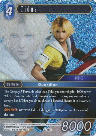 Final Fantasy Opus X 10-117 Tidus Foil
