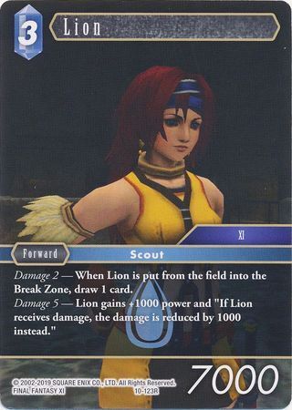 Final Fantasy Opus X 10-123 Lion