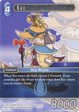 Final Fantasy Opus X 10-124 Raz