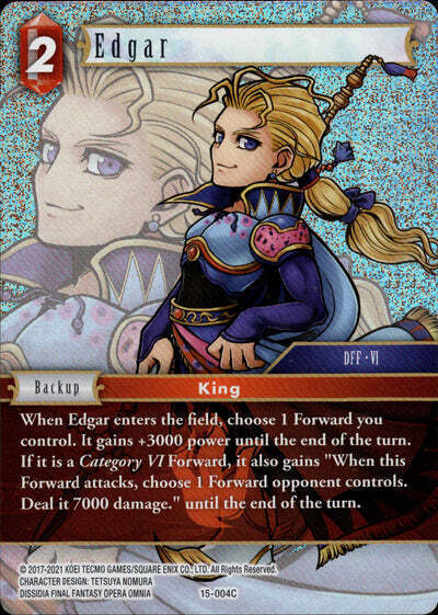 Final Fantasy Opus XV - 15-004 Edgar Foil