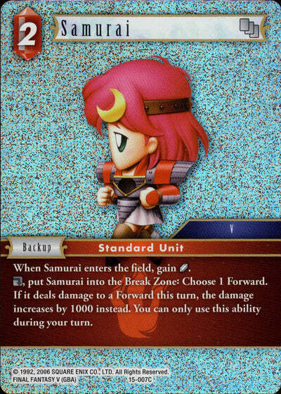 Final Fantasy Opus XV - 15-007 Samurai Foil