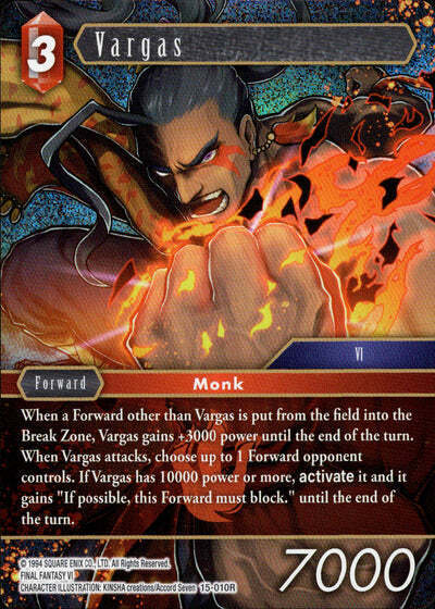 Final Fantasy Opus XV - 15-010 Vargas Foil