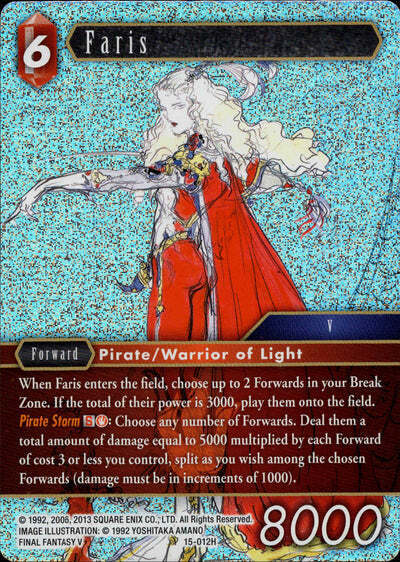 Final Fantasy Opus XV - 15-012 Faris Foil