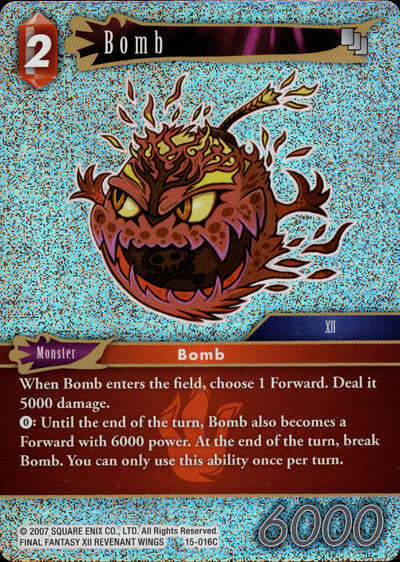 Final Fantasy Opus XV - 15-016 Bomb Foil