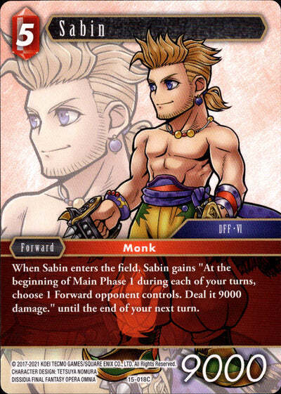 Final Fantasy Opus XV - 15-018 Sabin