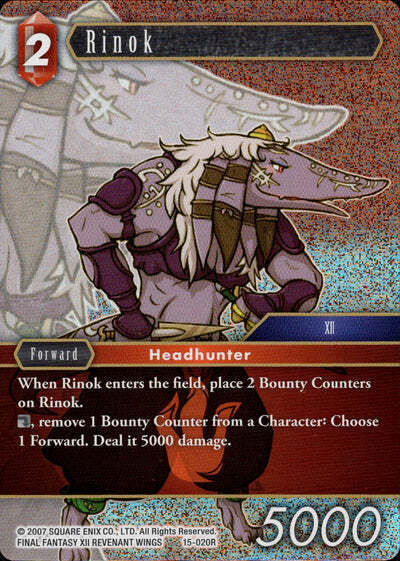 Final Fantasy Opus XV - 15-020 Rinok Foil
