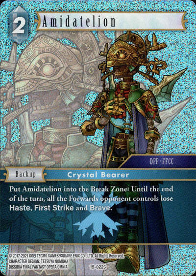 Final Fantasy Opus XV - 15-022 Amidatelion Foil