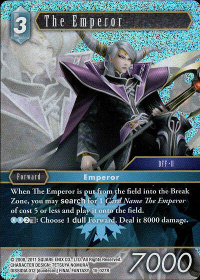 Final Fantasy Opus XV - 15-027 The Emperor Foil