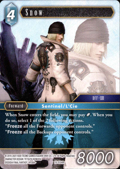 Final Fantasy Opus XV - 15-034 Snow