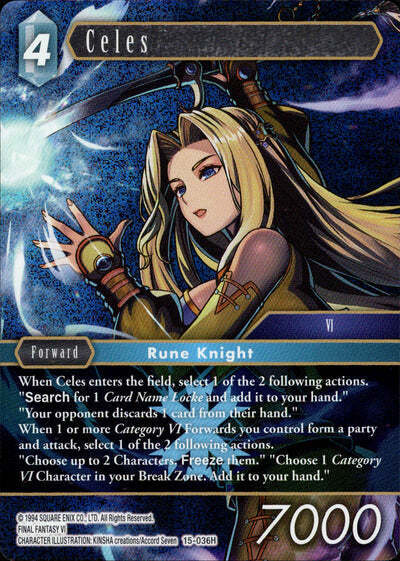 Final Fantasy Opus XV - 15-036 Celes Foil