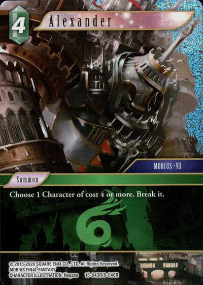Final Fantasy Opus XV - 15-043 Alexander Foil