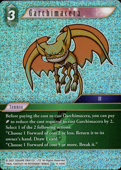Final Fantasy Opus XV - 15-049 Garchimacera Foil