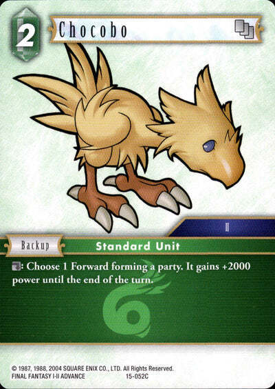 Final Fantasy Opus XV - 15-052 Chocobo