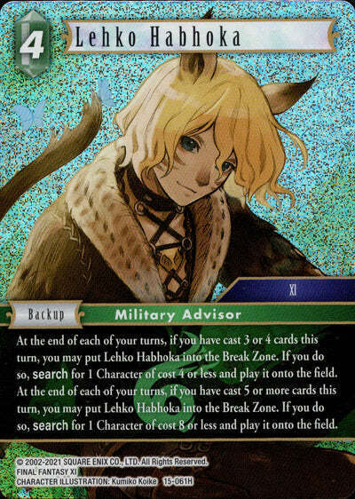 Final Fantasy Opus XV - 15-061 Lehko Habhoka Foil