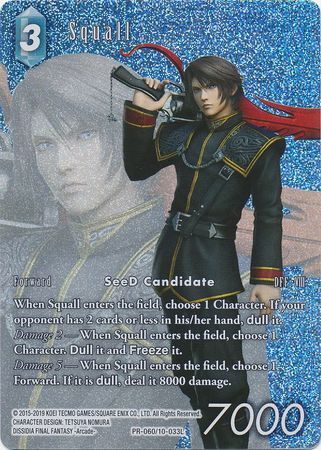 Final Fantasy Opus X 10-033 Squall Foil Sealed