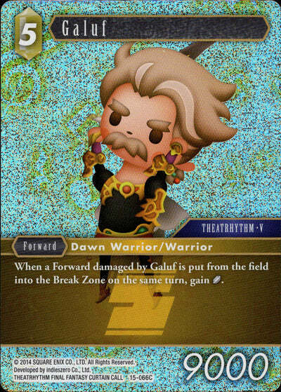Final Fantasy Opus XV - 15-066 Galuf Foil