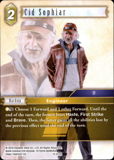 Final Fantasy Opus XV - 15-072 Cid Sophiar