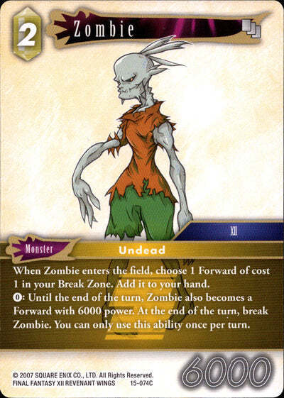 Final Fantasy Opus XV - 15-074 Zombie