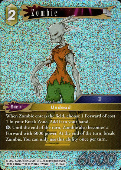 Final Fantasy Opus XV - 15-074 Zombie Foil