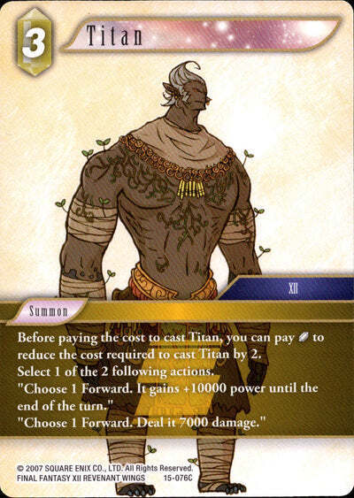 Final Fantasy Opus XV - 15-076 Titan
