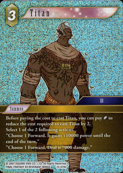 Final Fantasy Opus XV - 15-076 Titan Foil