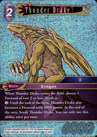 Final Fantasy Opus XV - 15-091 Thunder Drake Foil