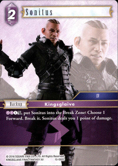 Final Fantasy Opus XV - 15-092 Sonitus