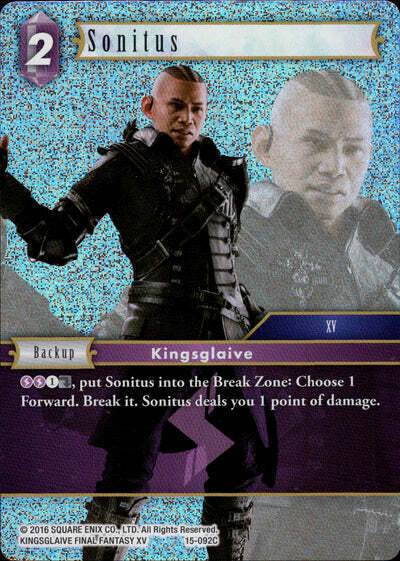 Final Fantasy Opus XV - 15-092 Sonitus Foil