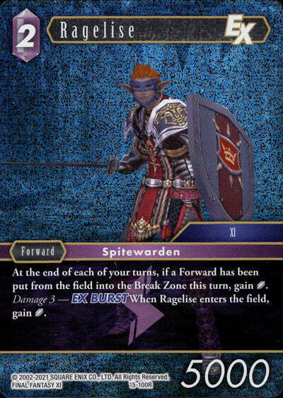 Final Fantasy Opus XV - 15-100 Ragelise Foil