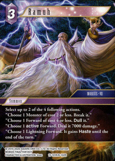 Final Fantasy Opus XV - 15-101 Ramuh Foil