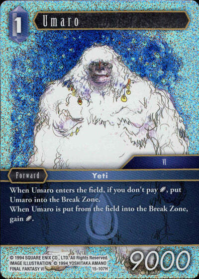 Final Fantasy Opus XV - 15-107 Umaro Foil