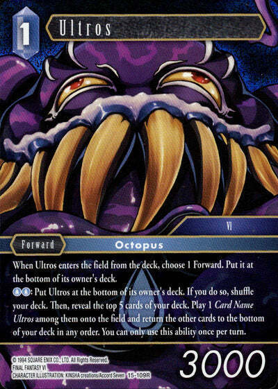 Final Fantasy Opus XV - 15-109 Ultros Foil