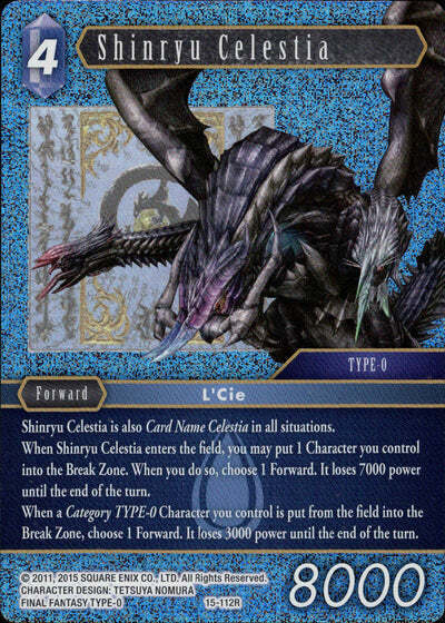 Final Fantasy Opus XV - 15-112 Shinryu Celestia Foil