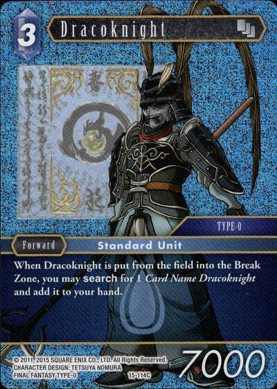 Final Fantasy Opus XV - 15-114 Dracoknight Foil