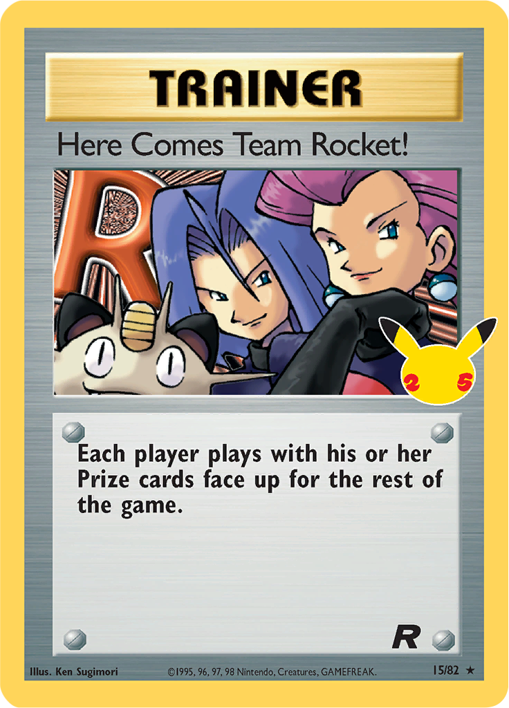 Pokemon Celebrations Here Comes Team Rocket Celebrations Classic Collection