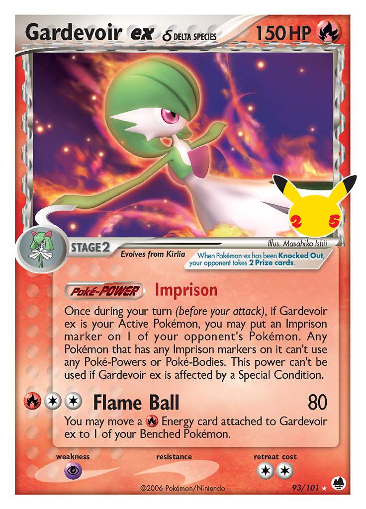 Pokemon Celebrations Gardevoir ex Celebrations Classic Collection