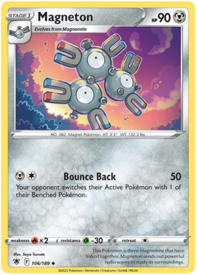 SWSH Astral Radiance 106-189 Magneton