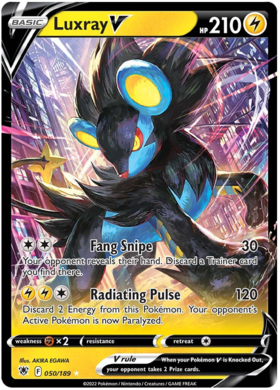 SWSH Astral Radiance 050-189 Luxray V
