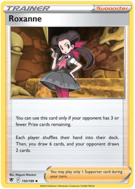 SWSH Astral Radiance 150-189 Roxanne