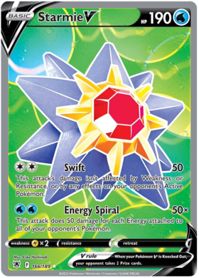 SWSH Astral Radiance 166-189 Starmie V