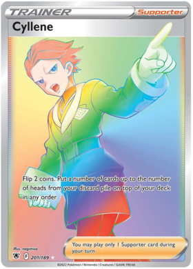 SWSH Astral Radiance 201-189 Cyllene