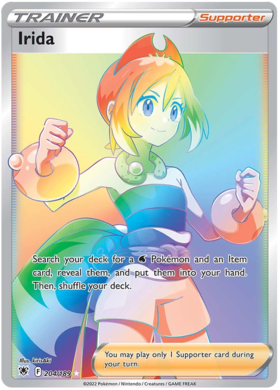 SWSH Astral Radiance 204-189 Irida