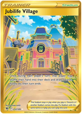 SWSH Astral Radiance 212-189 Jubilife Village