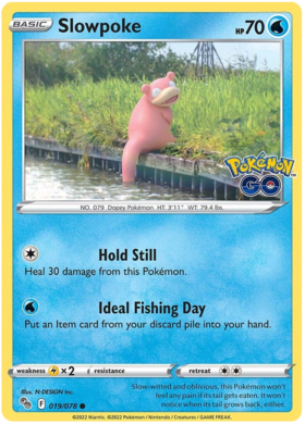 SWSH Pokemon Go 019-078 Slowpoke