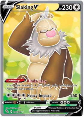 SWSH Pokemon Go 077-078 Slaking V